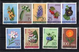 Yugoslavia - 1961 Flowers MNH__(TH-6769) - Unused Stamps