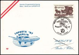 Austria 1987, Airmail Cover Wien To Berlin, LUPOSTA 1987 - Autres & Non Classés