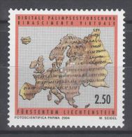 Liechtenstein - 2004 Map Of Europe MNH__(TH-10315) - Unused Stamps