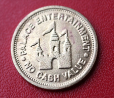 Token Jeton " Palace Entertainment / Joker" Parc D'attractions (USA Californie États-Unis) Amusement Fête Casino - Other & Unclassified