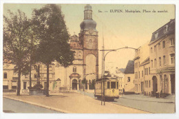 Delcampe - E3300 -   Eupen - Marktplatz (place Du Marché) "tram" - Eupen