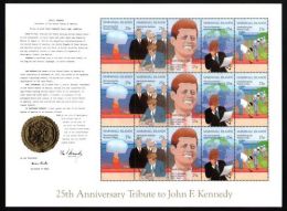 Marshall Islands - 1988 John F. Kennedy Sheet MNH__(THB-1816) - Marshalleilanden