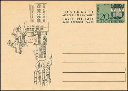 Liechtenstein 1967, Postal Stationery With Paid Reply ,mint - Stamped Stationery