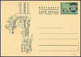 Liechtenstein 1965, Postal Stationery With Paid Reply, Mint - Entiers Postaux