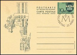 Liechtenstein 1965, Postal Stationery With Paid Reply, Mint - Stamped Stationery