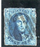 BELGIQUE 1858-61 YV. NR. 11 O SANS FILIGRANE - 1858-1862 Medallions (9/12)
