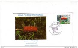 FDC  Nouvelle Calédonie Nouméa Flore Calédonienne 18 03 1981. - FDC