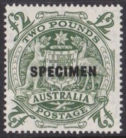 Australia 1948 Arms 2 Pound  Specimen Mint - Mint Stamps