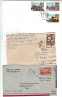 Cuba 3 Cover 1949 1981 2001 Exposicion Filatelica Mundial Belgica FDC - Storia Postale