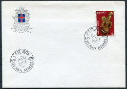1974 Iceland Keflavik Afmaeli Bird Cover - Europa - Lettres & Documents