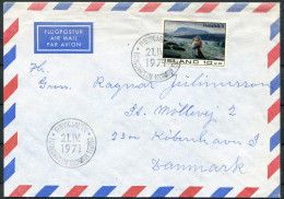 1971 Iceland Reykjavik Cover - Lettres & Documents
