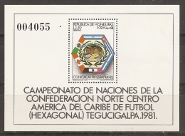 FÚTBOL - HONDURAS 1981 - Yvert #H31 - MNH ** - Copa America