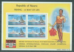 Nauru - 1981 Fishing Block MNH__(THB-26) - Nauru