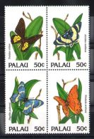 Palau - 1992 Butterflies Block Of Four MNH__(TH-7056) - Palau