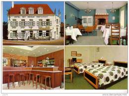 OOSTKAMP  -  Hôtel Restaurant  -  HET SCHAAK   N.V.  - Brugse Straat 2 - Markt - 4 Vues - Oostkamp