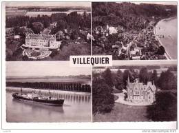 VILLEQUIER  - 4 Vues : Le Château De Villequier, L´Abbaye  XIVè Et XVè S., Le Turckeim, Le Château De La Guerche  - - Villequier