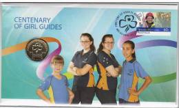 AUSTRALIA -  PNC 1 Dollar 2010 Centenary Of Girl Guides  UNC - Sets Sin Usar &  Sets De Prueba