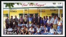 TONGA // 2012 - ANZAC Day, Scoutisme  - BF Neufs // Mnh - Tonga (1970-...)