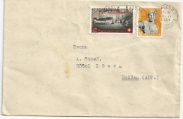 Brief  St.Gallen - Heiden  (Mischfrankatur)            1944 - Storia Postale