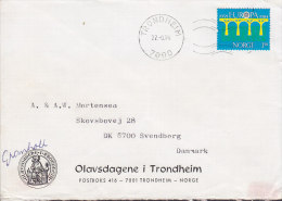 Norway OLAVSDAGENE I TRONDHEIM, TRONDHEIM 1984 Cover Brief To SVENDBORG Denmark Europa CEPT Stamp - Briefe U. Dokumente