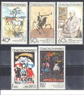 Czechoslovakia 1972 - Art. Graphic - Michel 2060-2064  MNH (**). - Unused Stamps