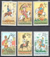 Czechoslovakia 1972 - Art Glas Paintings - Michel 2097-2102 MNH (**). - Unused Stamps