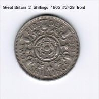 GREAT BRITAIN    2  SHILLINGS  1965 (KM # 906) - J. 1 Florin / 2 Shillings