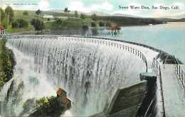 210621-California, San Diego, Sweet Water Dam, H.R. Fitch Photo, Benham Co No 2054 - San Diego