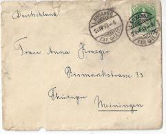 Ausland Brief  Lausanne - Meiningen D            1893 - Cartas & Documentos