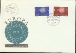 1960 - EUROPA CEPT  PORTOGALLO -  PORTUGAL - FDC - 1960