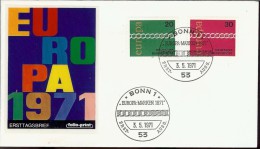 1971 - EUROPA CEPT  GERMANIA -  DEUTSCHLAND - FDC - 1971