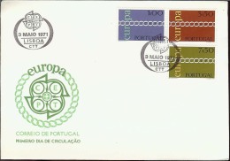 1971 - EUROPA CEPT  PORTOGALLO -  PORTUGAL - FDC - 1971
