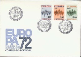 1972 - EUROPA CEPT  PORTOGALLO -  PORTUGAL - FDC - 1972