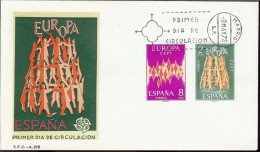 1972 - EUROPA CEPT  SPAGNA - ESPANA - FDC - 1972