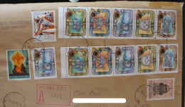 2scans LIBRETTO Mnh ** + VIAGGIATO SU BUSTA Assicurata Convenzionale Cornello TASSO Usato Used Cover ITALIA 1993 Italy - Postzegelboekjes