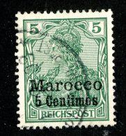 (1202)  Morocco 1900  Mi.8 / Sc.8 Used Catalogue €2. - Deutsche Post In Marokko