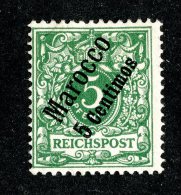 (1207)  Morocco 1899  Mi.2 / Sc.2 Mint(*)  Catalogue €4.50 - Deutsche Post In Marokko