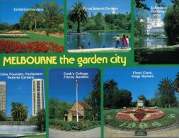 (PF600) Australia - VIC - Melbourne Flower Clock - Horloge Fleurie - Melbourne