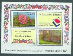 France - 1993 Flowers Block MNH__(TH-245) - Blocs Souvenir