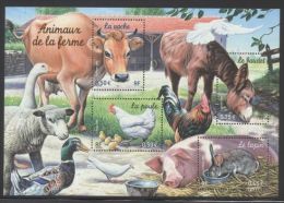 France - 2004 Domestic Animals Block MNH__(THB-3203) - Blocs Souvenir