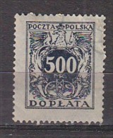 R3897 - POLOGNE POLAND TAXE Yv N°48 - Taxe