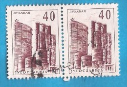 1961-62 X  JUGOSLAVIJA JUGOSLAWIEN  TECHNIK UND ARCHITEKTUR    USED - Gebraucht