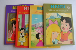 PFL/32 4 ALBI FUMETTI MANGA - HEIDI Ed.Edierre 1978/CARTONI ANIMATI SERIE TV - Manga