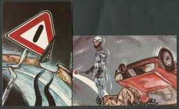 ITALIA - FDC - CARTOLINA MAXIMUM CARD 1984 - PREVENZIONE DEGLI INFORTUNI STRADALI - 388 - Accidents & Road Safety