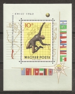 FÚTBOL - HUNGRÍA 1962 - Yvert #H41 - MNH ** - 1962 – Chile