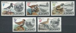 115 ALDERNEY AURIGNY 1984 - Oiseaux - Neuf Sans Charniere (Yvert 13/17) - Alderney