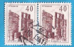 1961-62 X  JUGOSLAVIJA JUGOSLAWIEN  TECHNIK UND ARCHITEKTUR     USED - Oblitérés