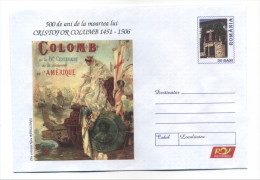 ENTIER POSTAL ROUMANIE CHRISTOPHE COLOMB DECOUVERTE DE L' AMERIQUE - Cristoforo Colombo