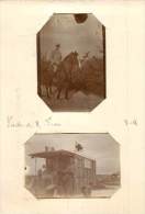 51 SOMME BIONNE 2 Photos Sur Carte Militaire Cavalier Et Ambulance Le 9.1916 2 Scans - Unclassified