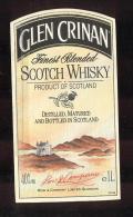 Etiquette De Scotch Whisky  -  Glen Crinan  -  Ecosse - Whisky